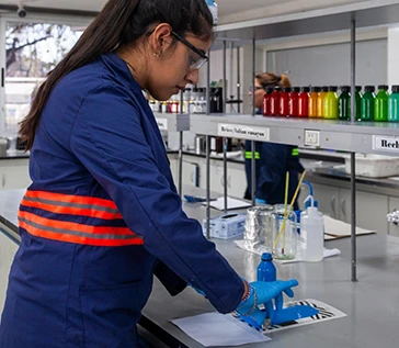 Laboratorio de investigación y desarrollo.